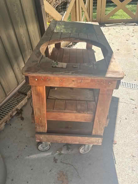 Photo of free Green Egg stand (Sandy Springs-Riverside Dr) #3