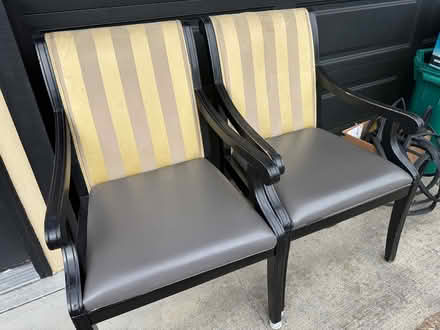 Photo of free Two sturdy Empire-style chairs (West Seattle) #2