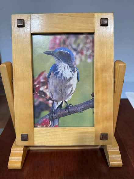 Photo of free Wooden easel picture frame 5 by 7 (Swarthmore) #1