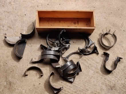 Photo of free Gutter clips and ends black/metal (Ferring BN12) #1
