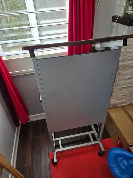 Photo of free Wheeled Lectern Minimalist, 2 shlvs (East Anaheim / Anaheim Hills) #1
