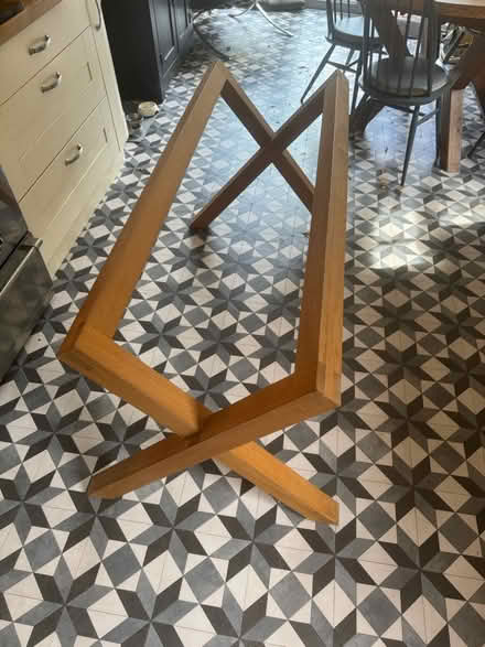 Photo of free Habitat oak table trestle (CM2) #1