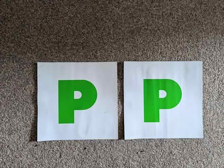 Photo of free P plates (Gosport PO12) #1
