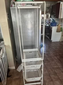 Photo of free White Metal Organizer (Alameda near Fernside and high) #2