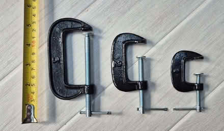 Photo of free Set of 3 small G clamps (North Watford WD24) #1
