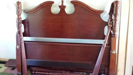 Photo of free 4 poster bed frame (Roy, Wa) #1
