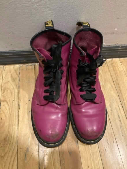 Photo of free Magenta Doc Martens (mens size 10) (East Village) #1