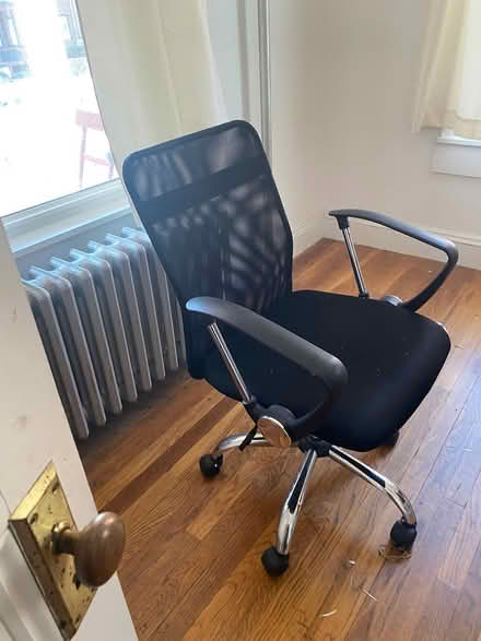 Photo of free Office chair and wooden table (Watertown) #2