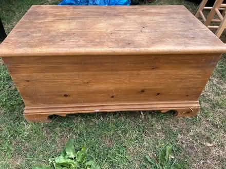 Photo of free Pine Blanket box for restoration (CH61) #1