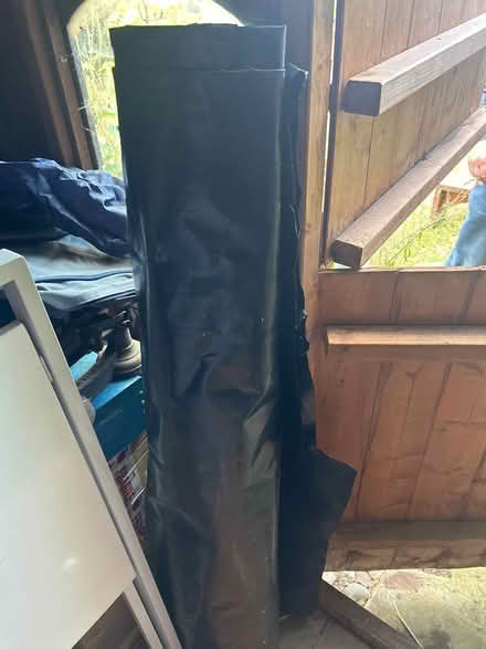 Photo of free Black plastic sheeting on a roll (CH61) #1