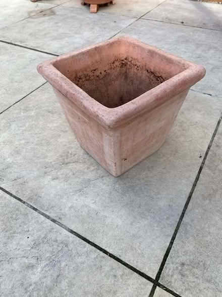 Photo of free Small, square terracotta pot (Thames Ditton KT7) #1