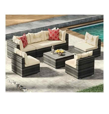 Photo of free Patio set with cushions (Fair Lawn, NJ) #1
