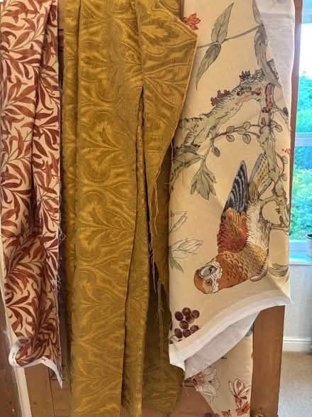 Photo of free Curtain Fabric Remnants (Hornby LA2) #1