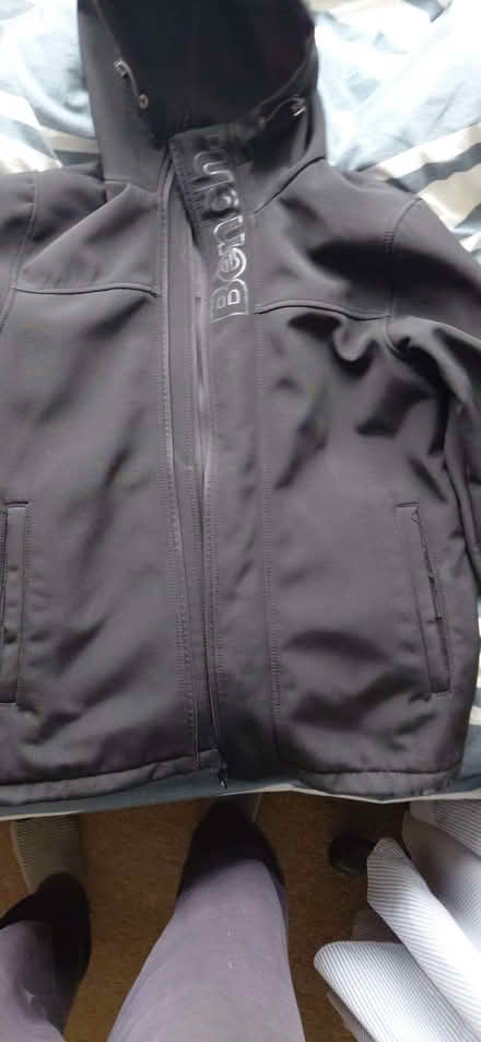 Photo of free Mens black fleece hoodie - Small (Crosspool S10) #1