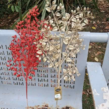 Photo of free Red and Gold Christmas Decorations (Wickford SS12) #2