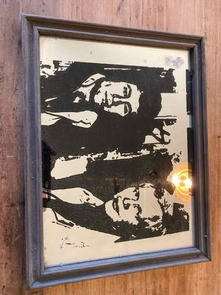 Photo of free The original Starsky & Hutch on a mirror. (Oldfield Park) #1