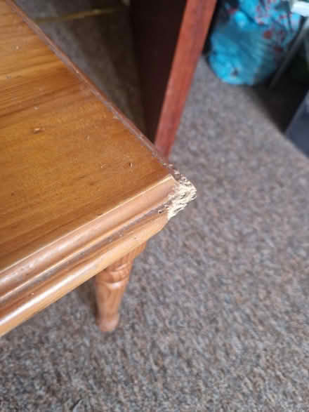 Photo of free Small wooden side table (Moseley B13) #3