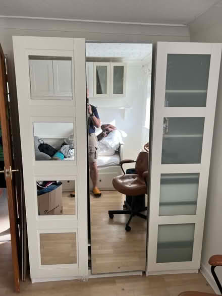 Photo of free IKEA pax white wardrobe (Clapham MK41) #1