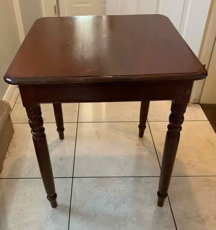 Photo of free Mahogany table medium (Eve Hill DY1) #1