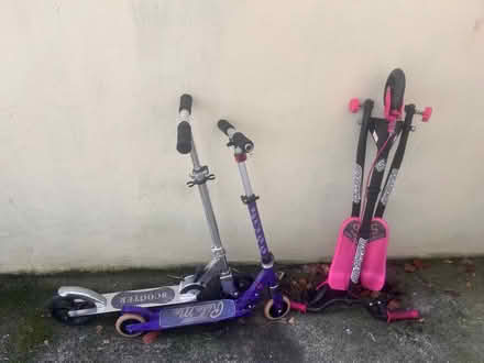 Photo of free Kids Bike &. Scooters & dog cage (Dun Laoghaire) #2