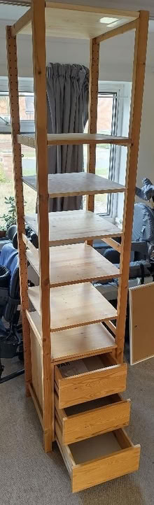 Photo of free IKEA Ivar shelf unit with drawers (Lower Earley RG6) #1