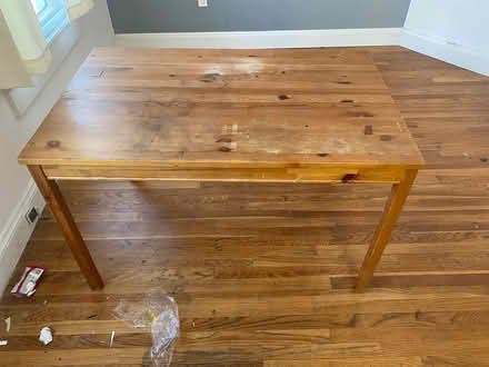 Photo of free Office chair and wooden table (Watertown) #4