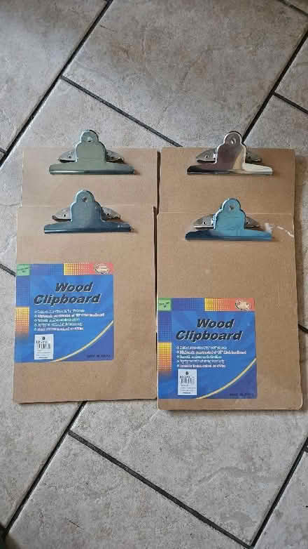 Photo of free 4 x A4 clipboards (Ryhill WF4) #1