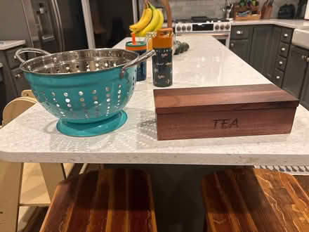 Photo of free Strainer and tea box (Leesburg) #1