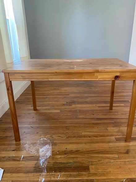 Photo of free Office chair and wooden table (Watertown) #3