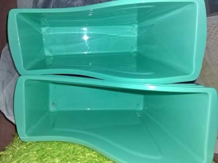 Photo of free Teal Plastic Book Bins (7) New (Upper Bronx NE/Lower Yonkers) #2