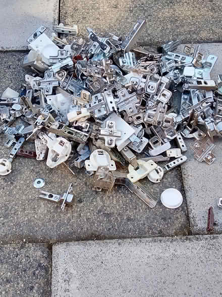 Photo of free Bucket of hinges (Hucknall NG15) #1