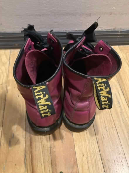 Photo of free Magenta Doc Martens (mens size 10) (East Village) #2