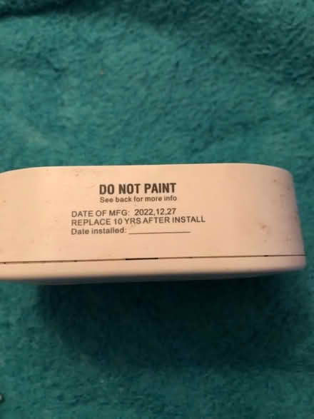 Photo of free Carbon Monoxide Detector (Westbury BA13) #1