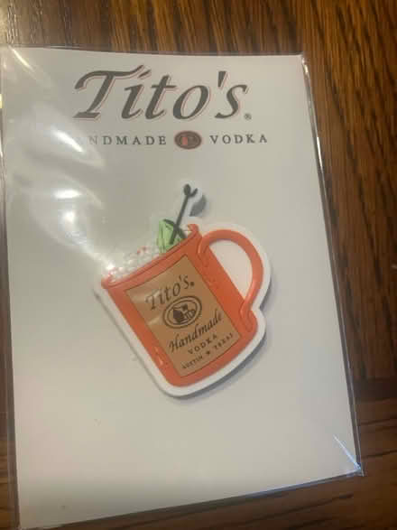 Photo of free Tito’s vodka refrigerator magnet (Livonia) #1