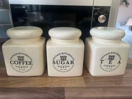 Photo of free Tea coffee sugar canisters (Stanway, CO3) #1