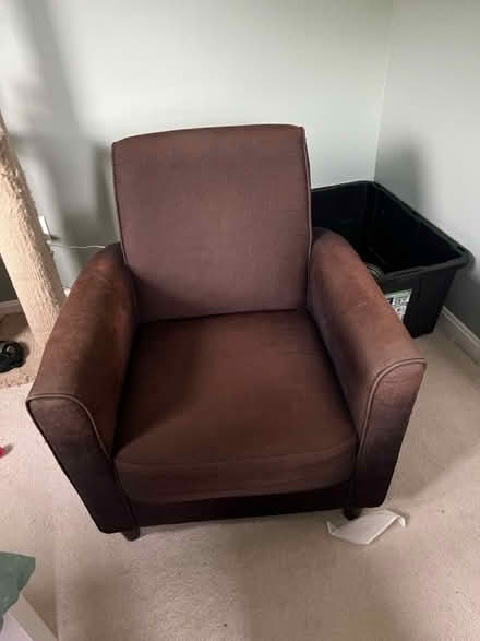 Photo of free Comfy Brown Armchair (Essex) #1