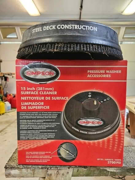 Photo of free Surface cleaner for pressure washer (Friendswood) #1