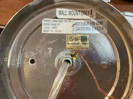 Photo of free 2 light fixtures (Severna Park) #1