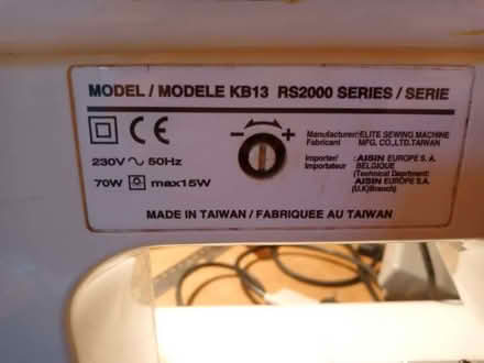 Photo of free Toyota sewing machine (Blackbird Leys OX4) #2