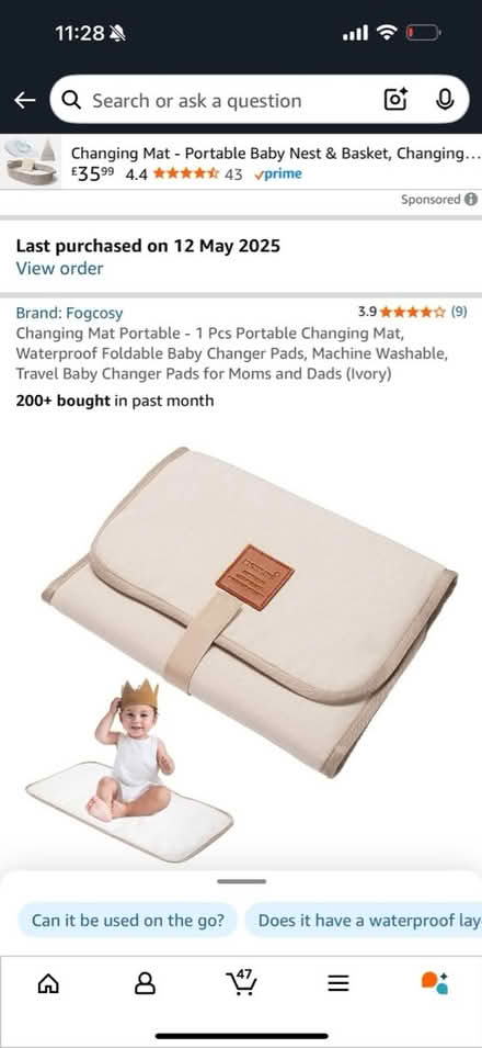 Photo of free Changing mat - travel (Croydon) #1