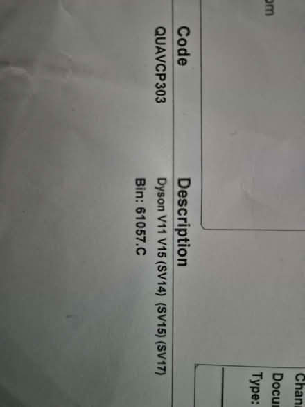 Photo of free Dyson part top seal (Stonehouse GL10) #2