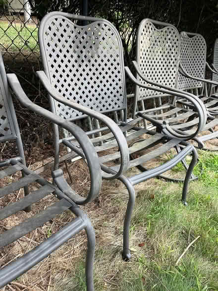 Photo of free Set of 6 outdoor chairs (West Boylston) #2