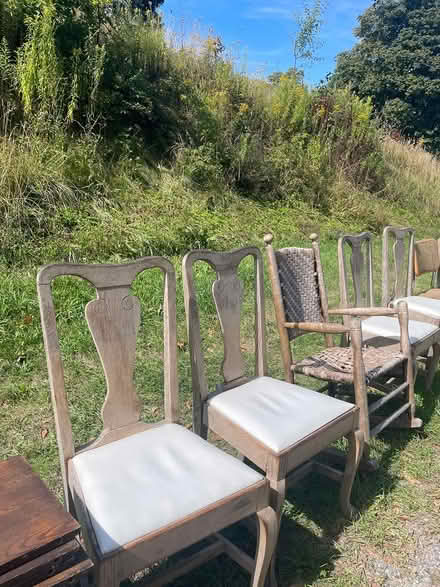 Photo of free Wood Table and Chairs (8329 South Shore Road, Sodus P) #3