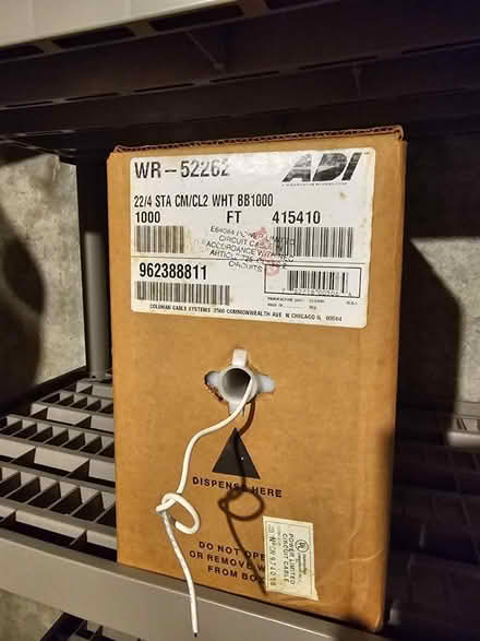 Photo of free Box of 22/4 wire (Raritan Township/Ringoes) #1