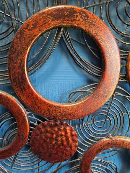 Photo of free Metal Wall Sculpture 58CM square (Holywell NE25) #1