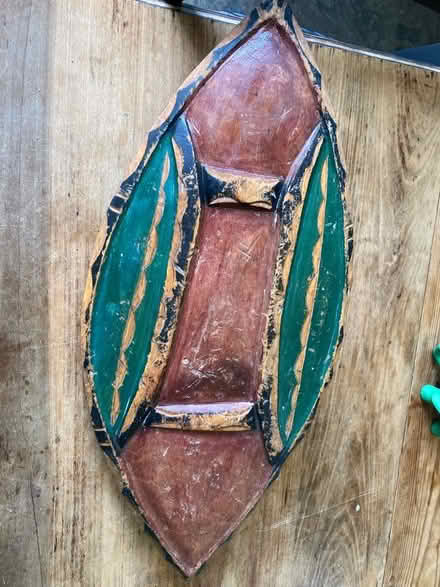 Photo of free African wooden shield (Oldfield Park) #1