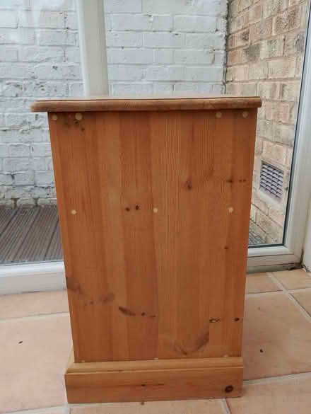 Photo of free Small pine bedside cabinet (Sheffield S14 1FL) #4