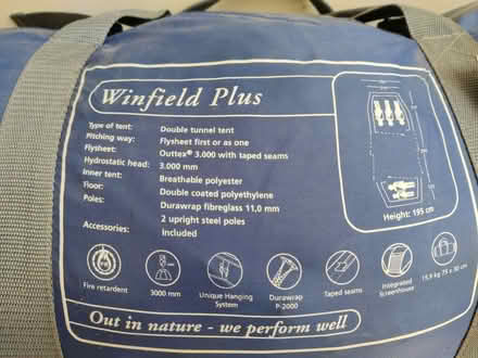 Photo of free Family size (5 person) tent - old & not waterproof (Peachcroft OX14) #3