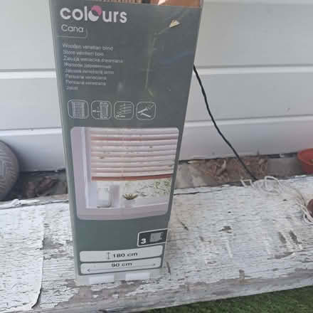 Photo of free Wooden window blind (Merton Park SW19) #1