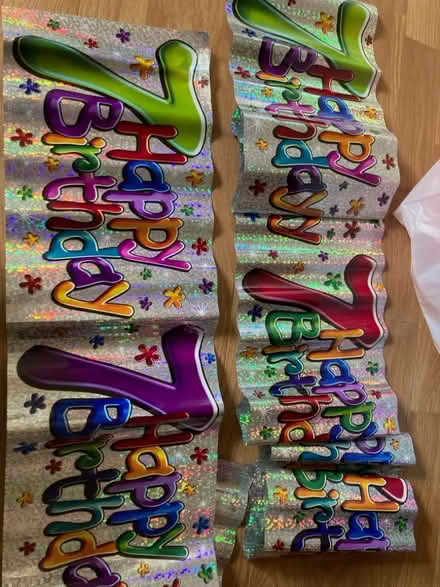 Photo of free 7th birthday banners (Chineham RG24) #1